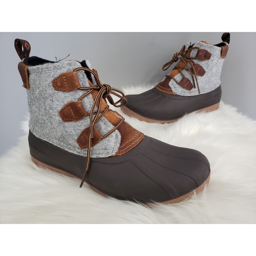 NEW SIZE 7 Kamik Womens Simona Mid Waterproof Boot Gray Brown